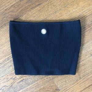 Black Bando with sunflower